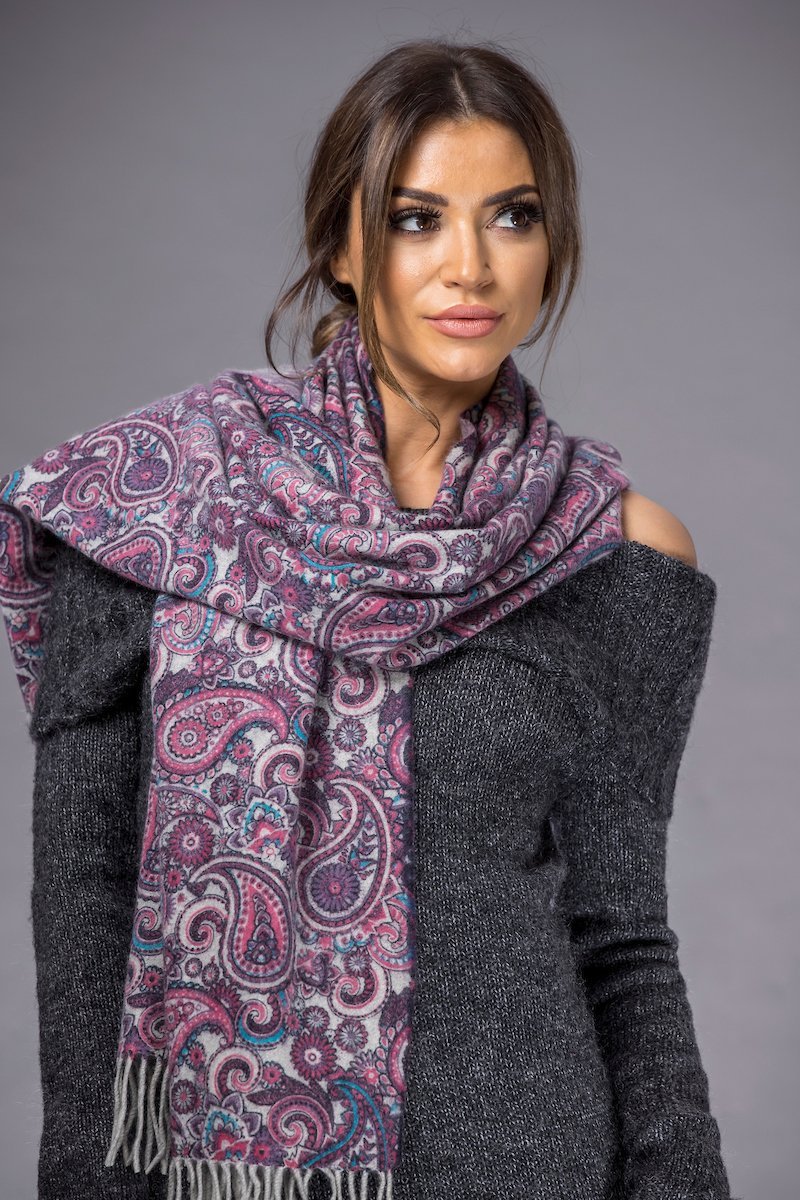 Cashmere on sale paisley scarf