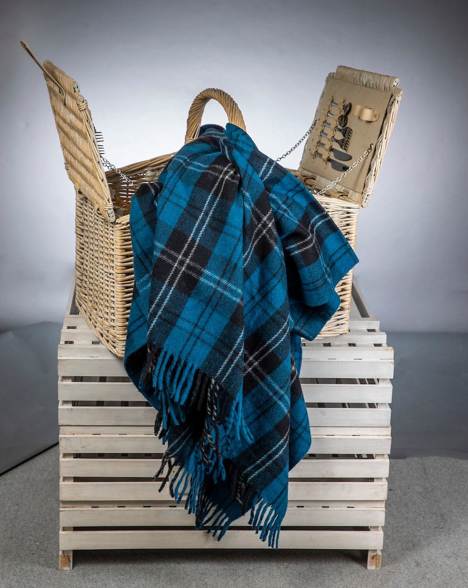 Tartan Wool Blanket Edinburgh Cashmere