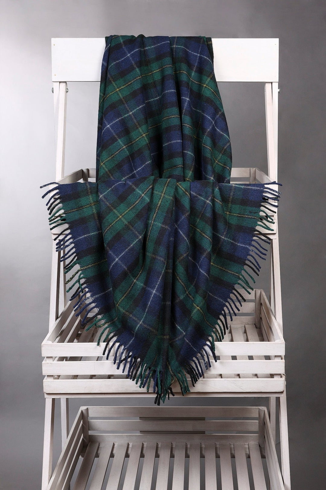 Tartan wool mix blanket 2025